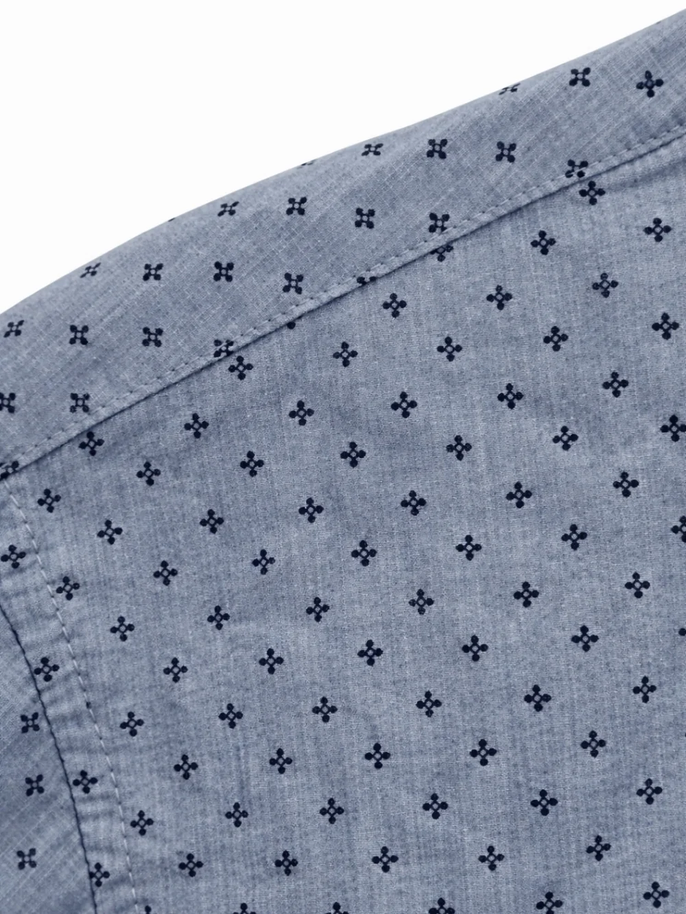 NWT Bonobos Blue Small Navy Quatrefoil Print Mens Reg Fit Button Down Sz Med